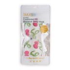 Contoured 3D Blackout Sleep Mask – White Cherries Print