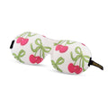 Contoured 3D Blackout Sleep Mask – White Cherries Print