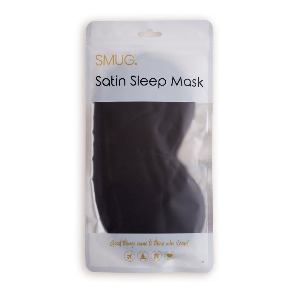 Contoured and Satin Sleep Mask Set with Wash Bag - 2 Pack, Various Prints