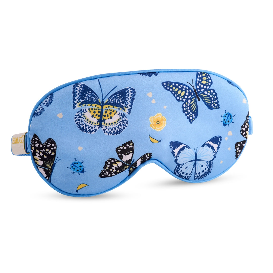 Luxury Satin Sleep Mask – Butterflies Print