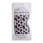 Luxury Satin Sleep Mask – Cow Print