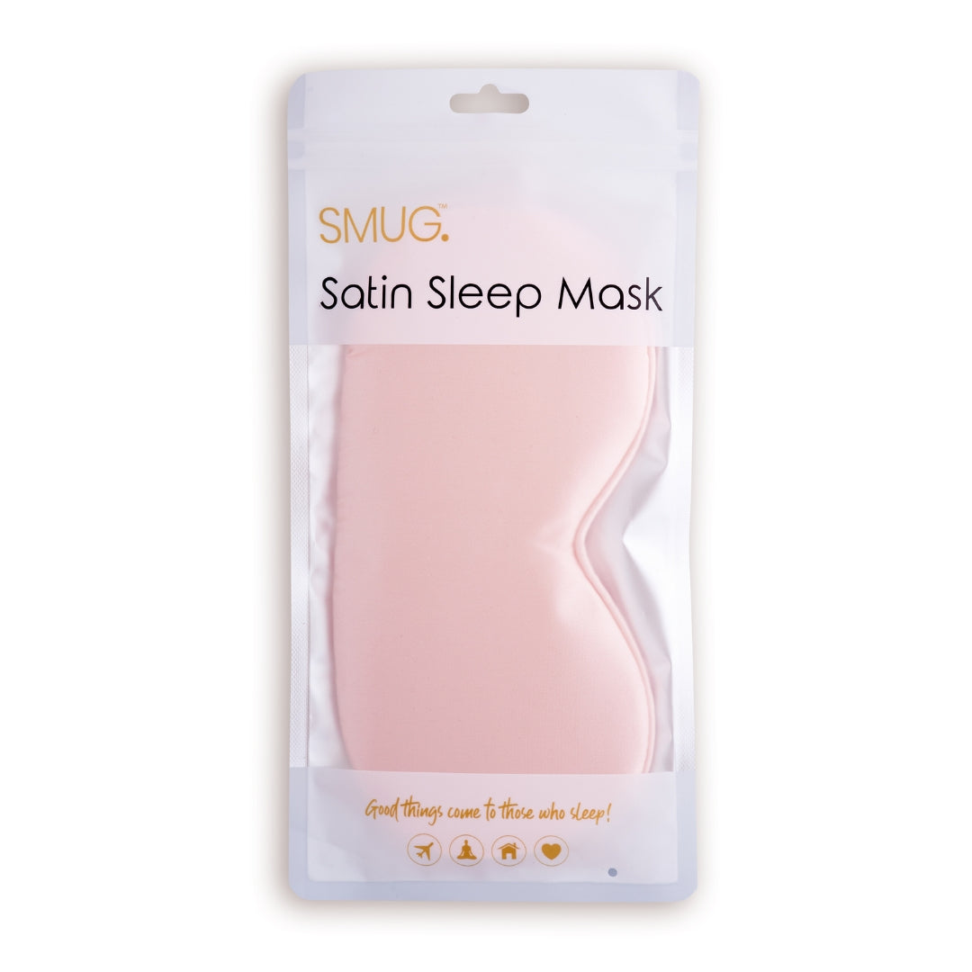 Luxury Satin Sleep Mask – Pink