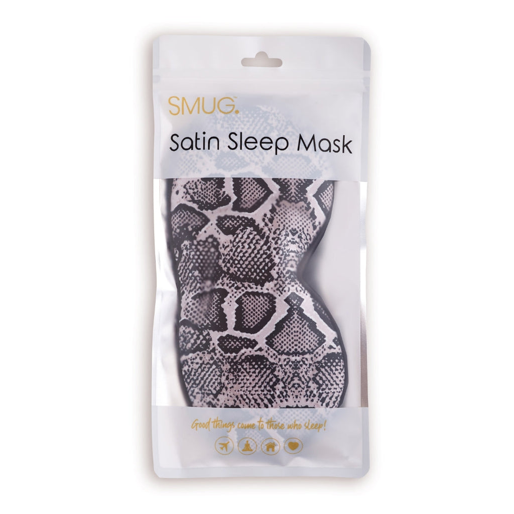 Luxury Satin Sleep Mask – Snake Print