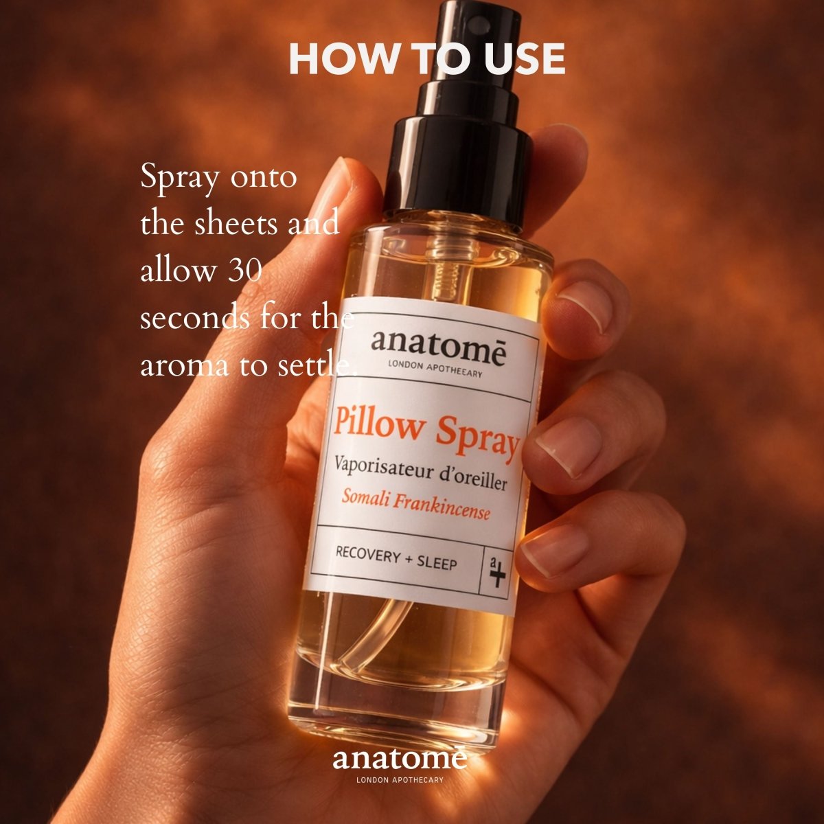 anatomē - Somali Frankincense Sleep Pillow Spray for Overactive Mind
