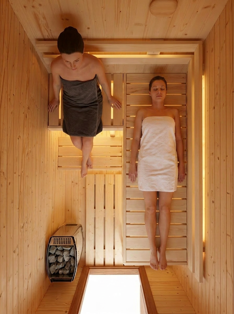 Steam & Oak Sauna Pod 2.4m (Electric & Gas option)_16