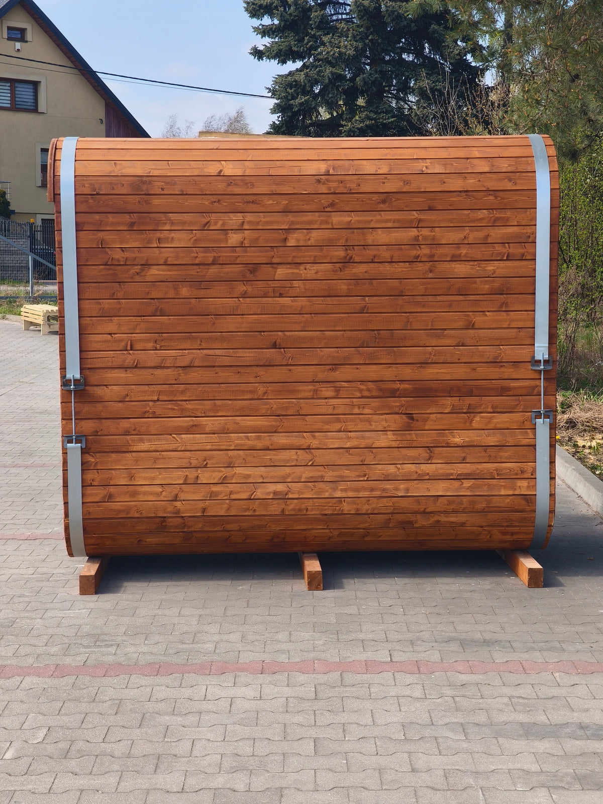 Steam & Oak Sauna Pod 2.4m (Electric & Gas option)_9
