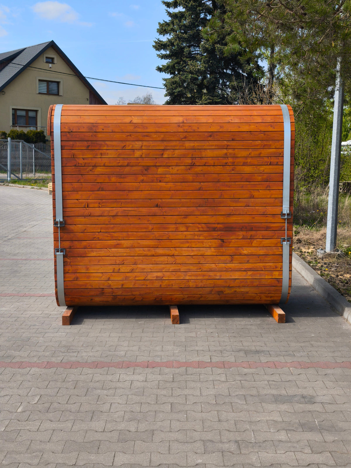 Steam & Oak Sauna Pod 2.4m (Electric & Gas option)_10