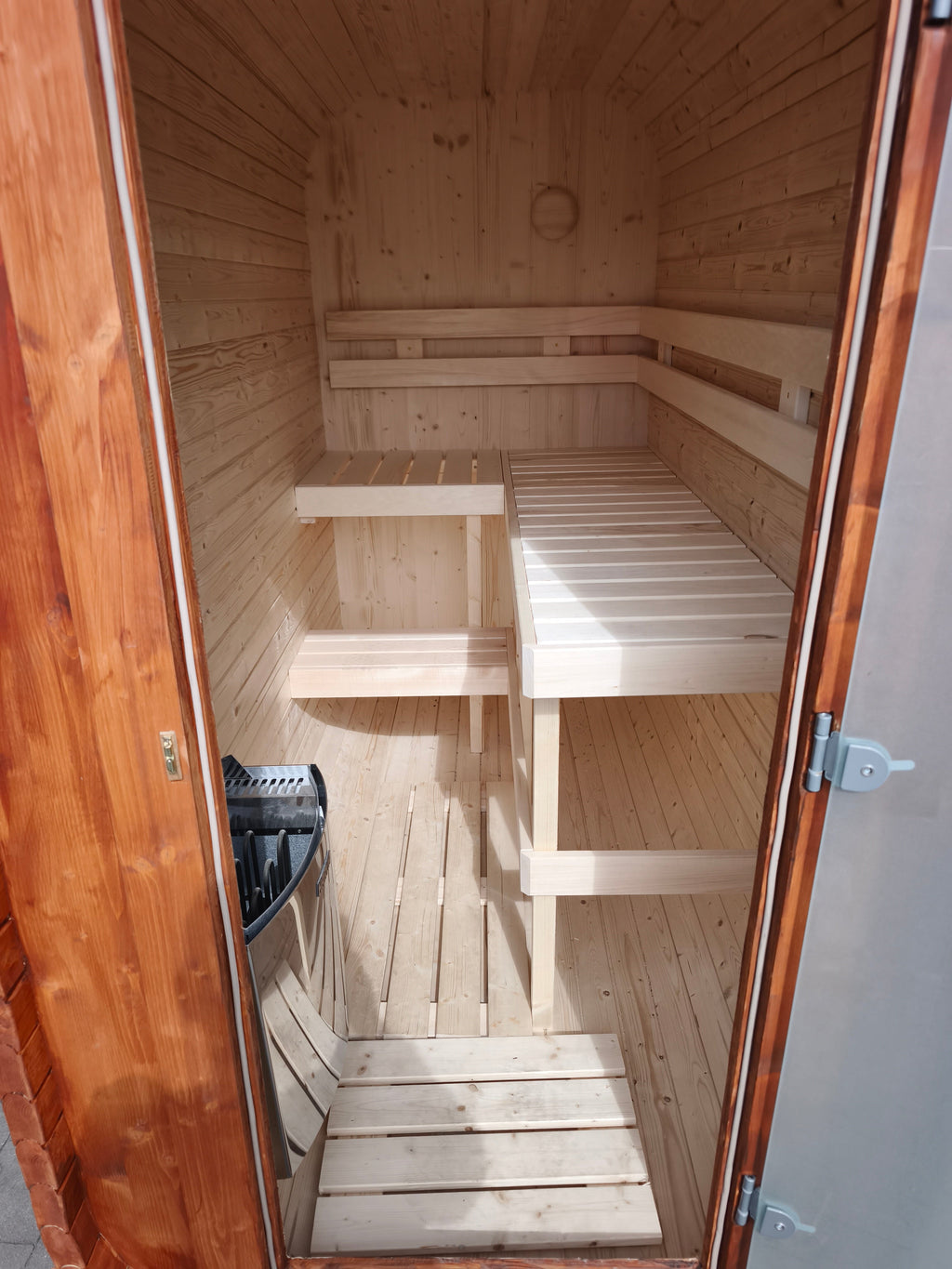 Steam & Oak Sauna Pod 2.4m (Electric & Gas option)_13