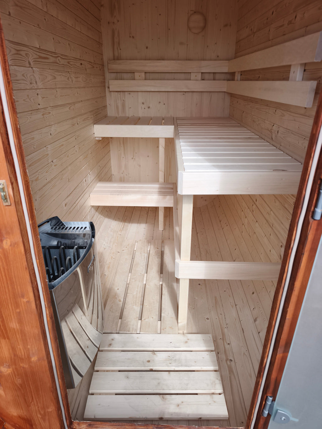 Steam & Oak Sauna Pod 2.4m (Electric & Gas option)_15