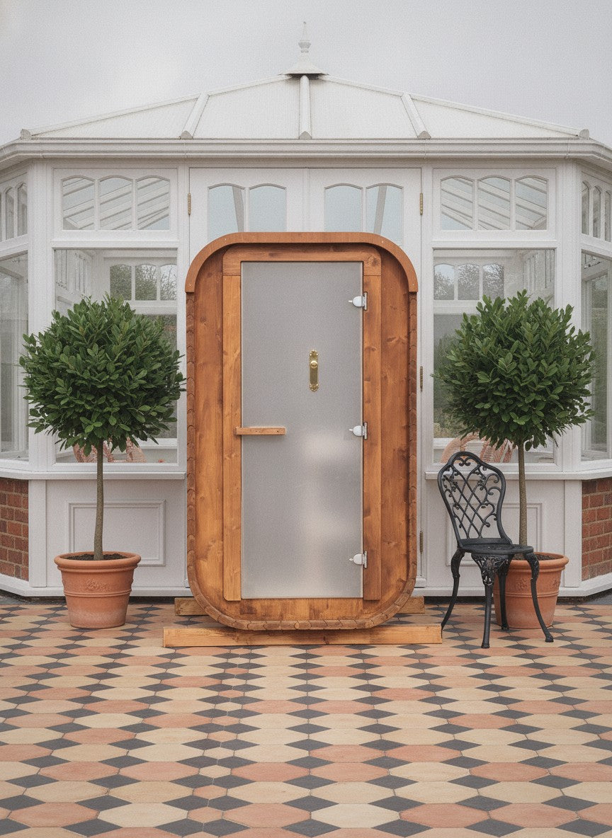 Steam & Oak Sauna Pod 2.4m (Electric & Gas option)_7