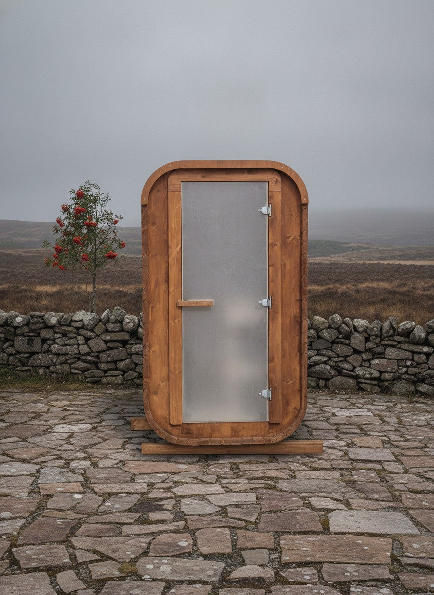 Steam & Oak Sauna Pod 2.4m (Electric & Gas option)_5