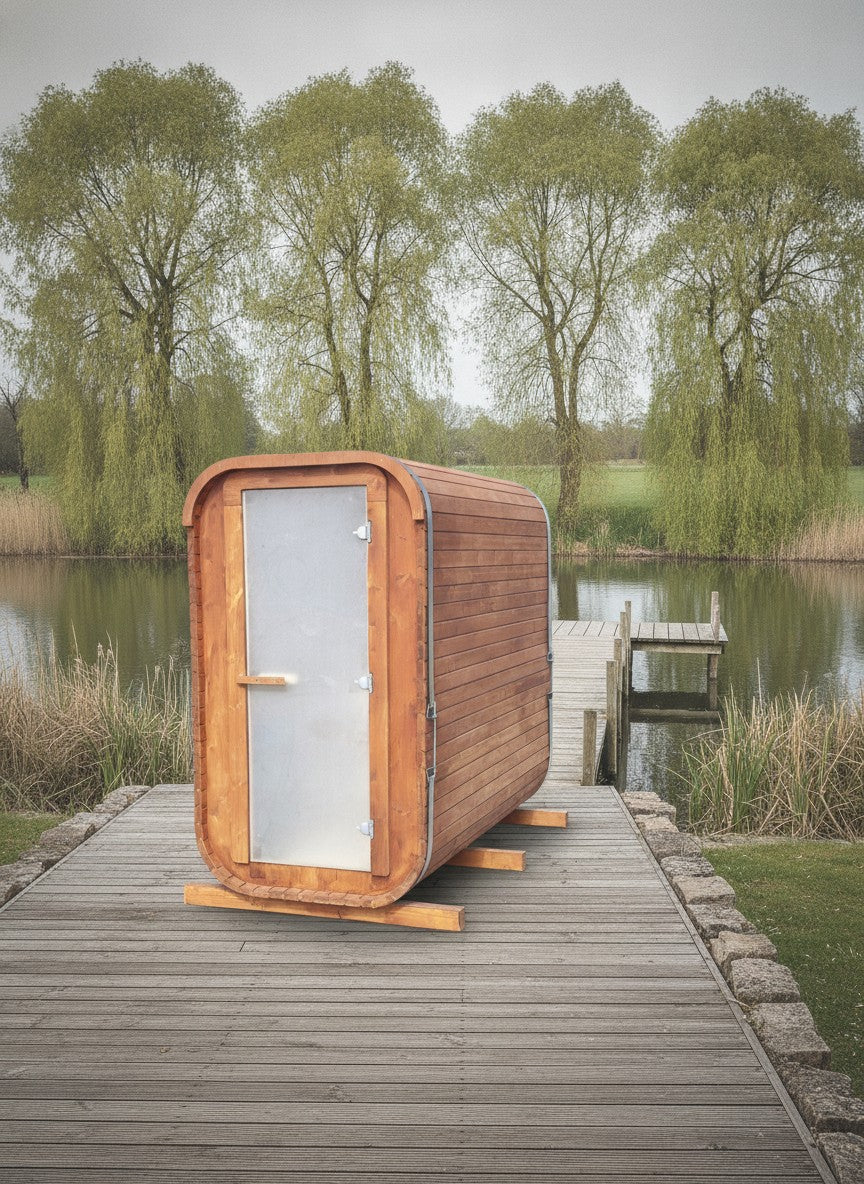 Steam & Oak Sauna Pod 2.4m (Electric & Gas option)_3