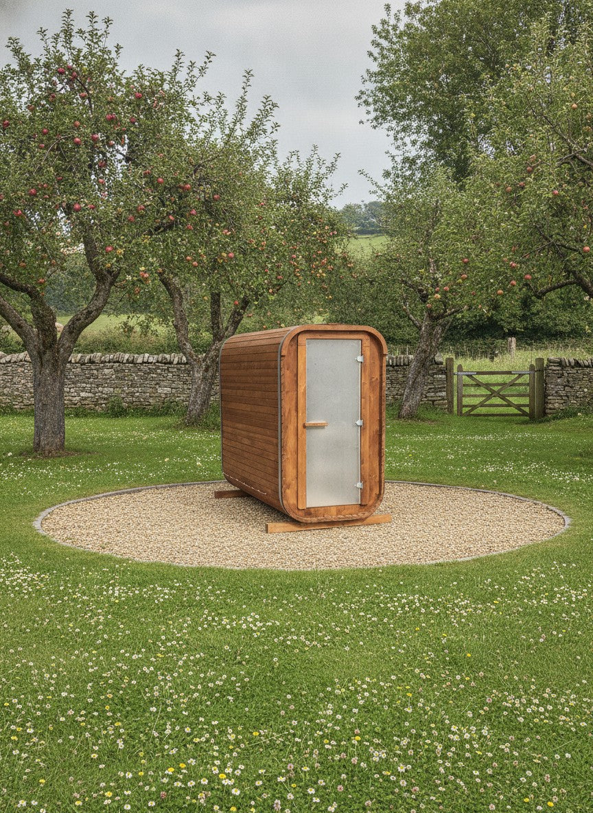 Steam & Oak Sauna Pod 2.4m (Electric & Gas option)_4