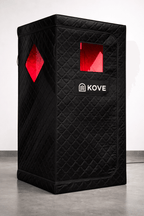 KOVE Portable Infrared Sauna Tent – 1 Person Home Infrared Sauna with Red Light Therapy