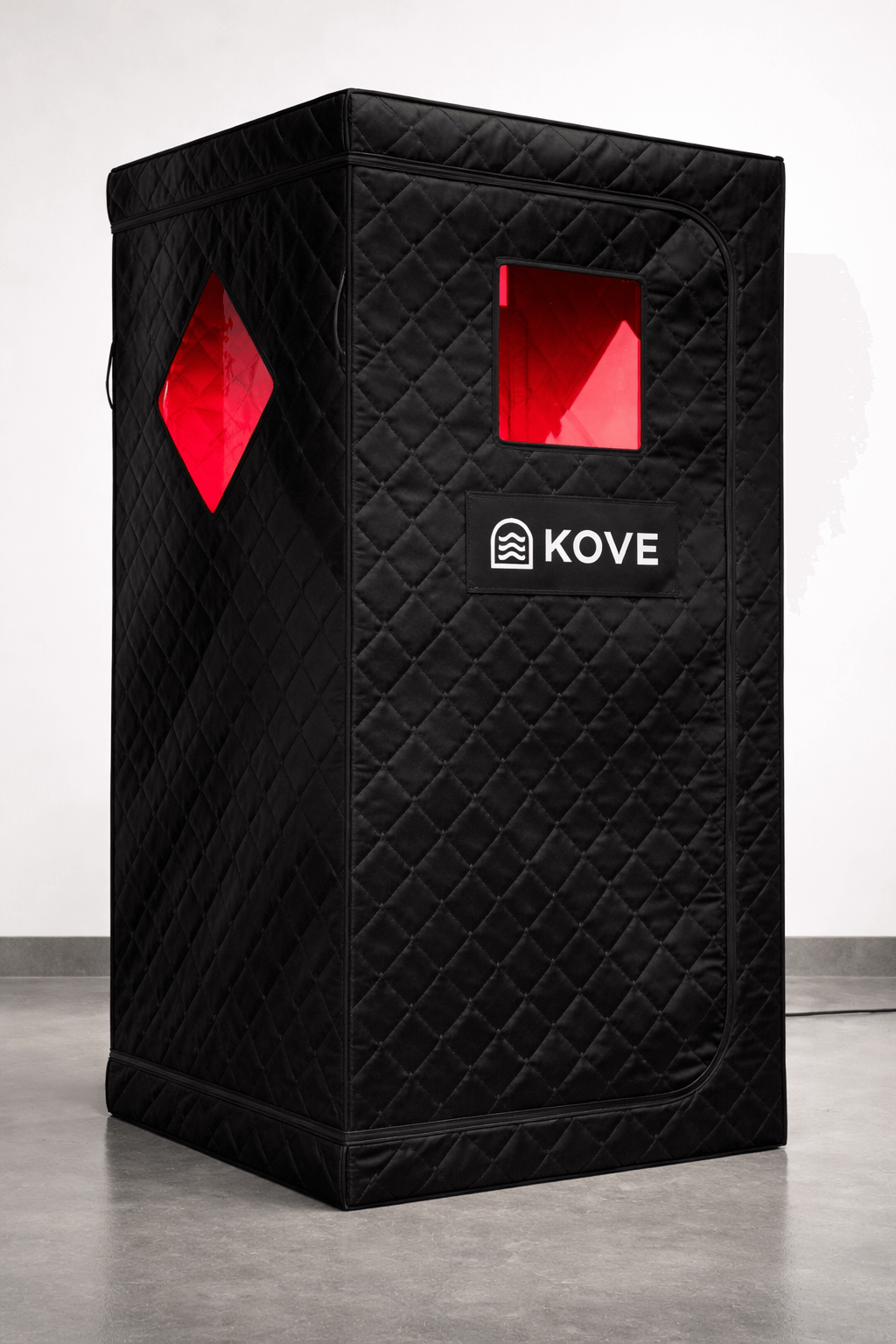 KOVE Portable Infrared Sauna Tent – 1 Person Home Infrared Sauna with Red Light Therapy