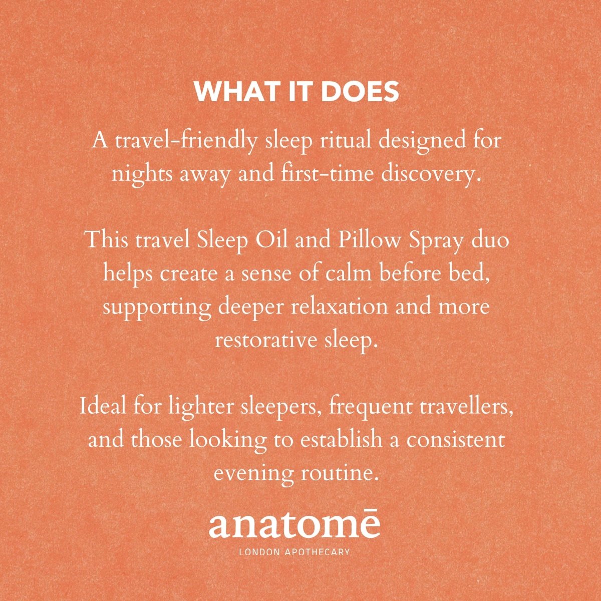 anatomē - Frankincense Sleep Oil and Pillow Spray Gift Set