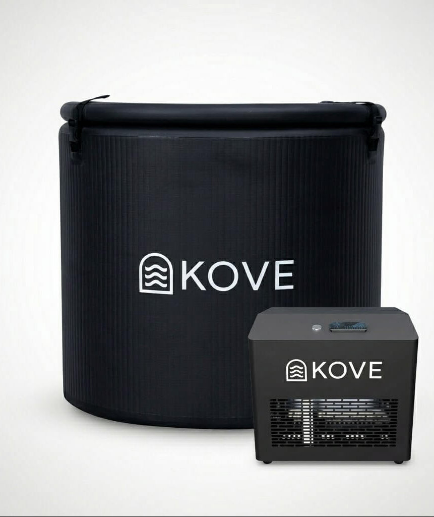 KOVE Core Ice Bath – Premium Upright Cold Plunge Tub 450L (Chiller Compatible)
