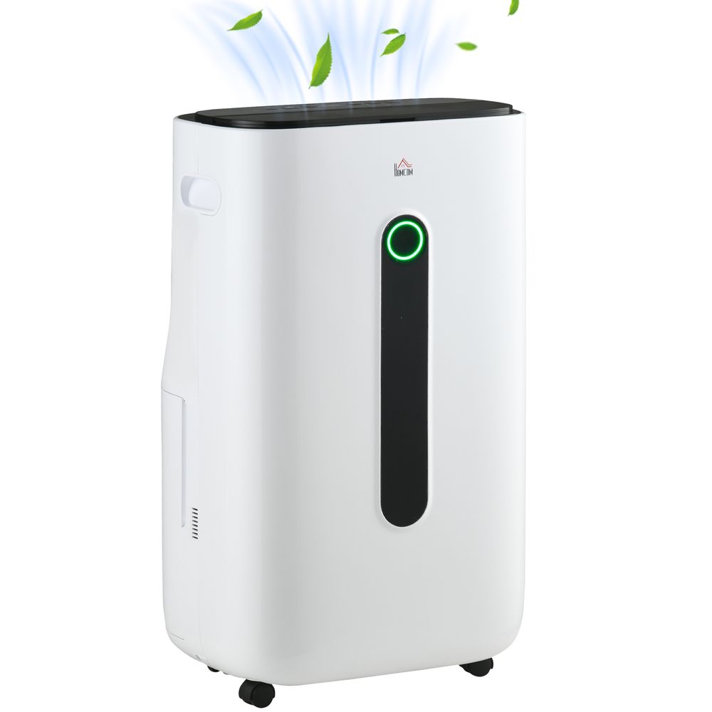 20L Quiet Air Dehumidifier with Purifier & Timer - HOMCOM