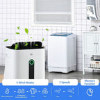 20L Quiet Air Dehumidifier with Purifier & Timer - HOMCOM