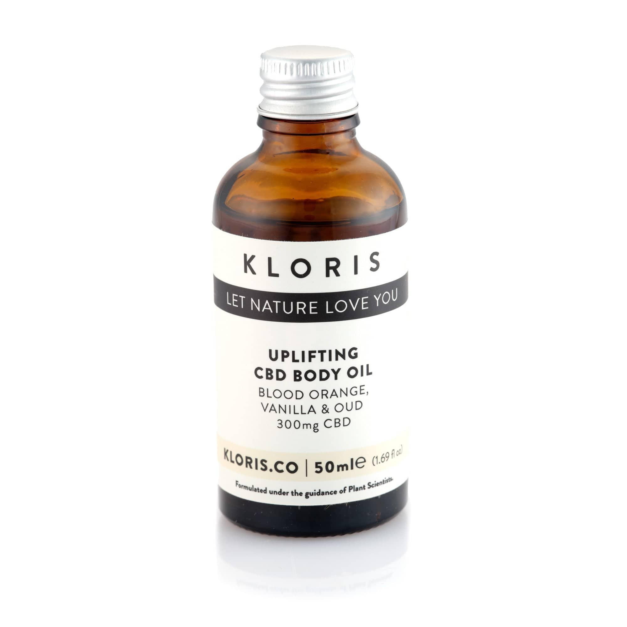 Kloris Uplifting CBD Body & Massage Oil for Relaxation & Recovery