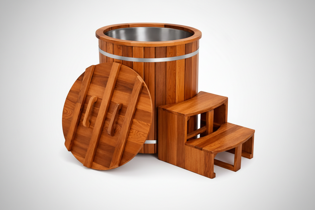 KOVE Cedar Ice Bath – Premium Upright Cold Plunge Tub