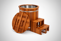 KOVE Cedar Ice Bath – Premium Upright Cold Plunge Tub