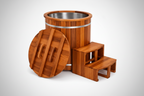 KOVE Cedar Ice Bath – Premium Upright Cold Plunge Tub