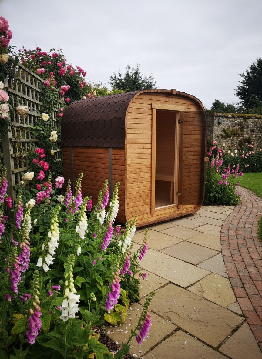 Steam & Oak Cube Sauna 1.8m (Electric & Gas option)_5