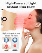 Clinmate Infrared Red Light Therapy Mask - Ultra-Thin Facial Device