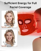 Clinmate Infrared Red Light Therapy Mask - Ultra-Thin Facial Device