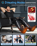Yinggg Leg Massager with Heat and Full-Leg Compression - Cordless Recovery