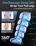Yinggg Leg Massager with Heat and Full-Leg Compression - Cordless Recovery