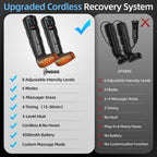 Yinggg Leg Massager with Heat and Full-Leg Compression - Cordless Recovery